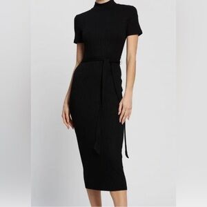 Topshop ribbed knit dress